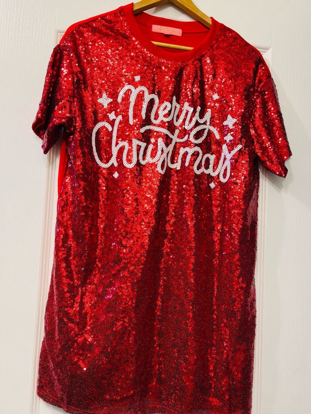 Simply Southern Size S/M Dress Top. Sequins design